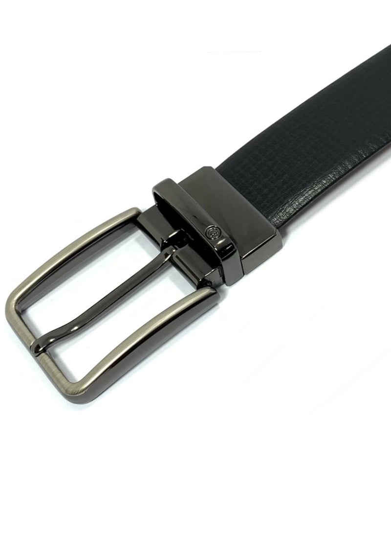 Classic Milano Classic Milano Genuine Leather Men’s Spanish Reversible Belt Men, Leather Belt Fashion Belt Ratchet Dress Belt with Reversible Pin Buckle for Men  - Image 4