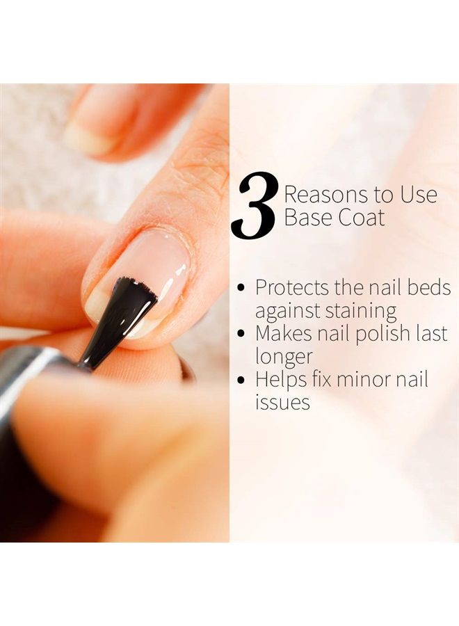 SECHE Clear Base Coat .5 oz. No Formaldehyde & No Toluene - Image 5