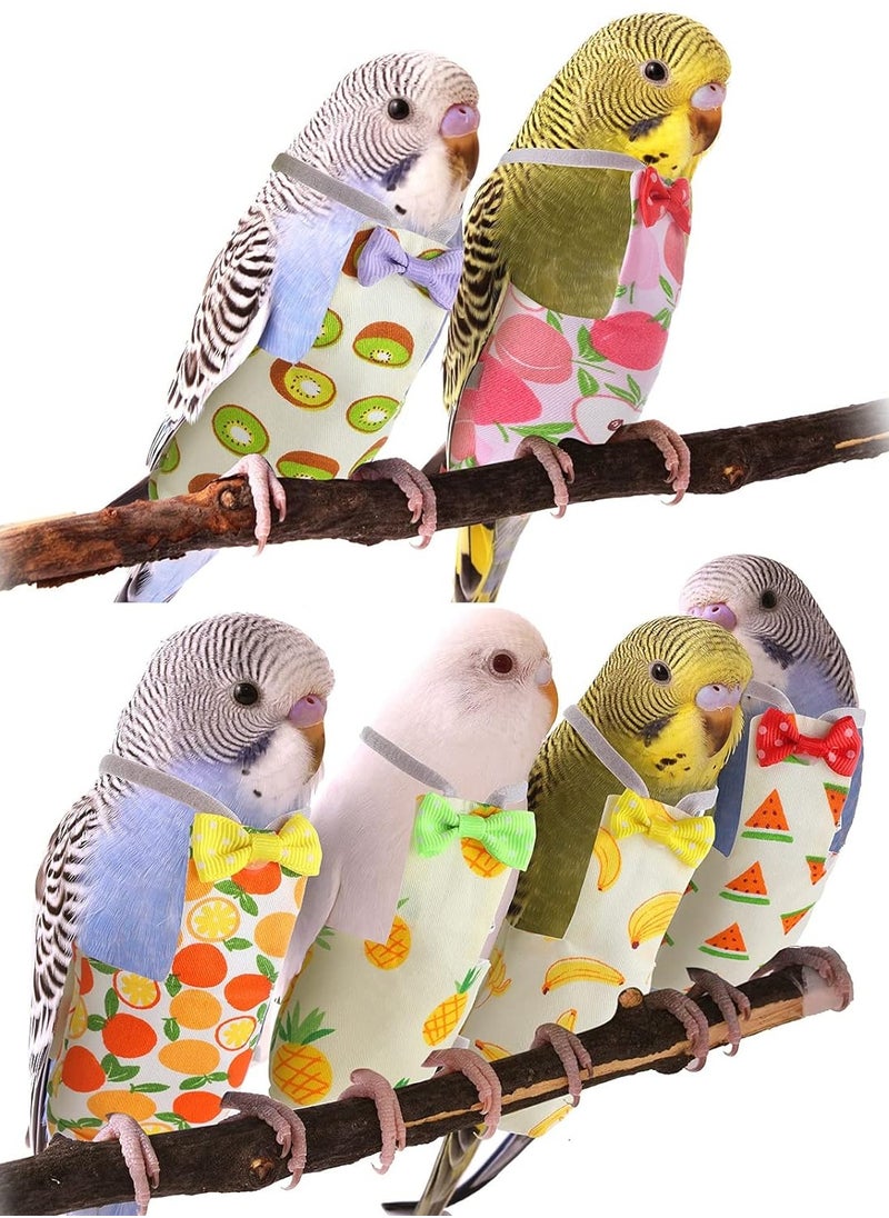 2Pc Bird Diaper Pads Washable And Reusable Inner Layer Parrot Nappy Clothes for Parakeet Parrot Mini Macaw Budgie Canary Finches Lovebirds Medium