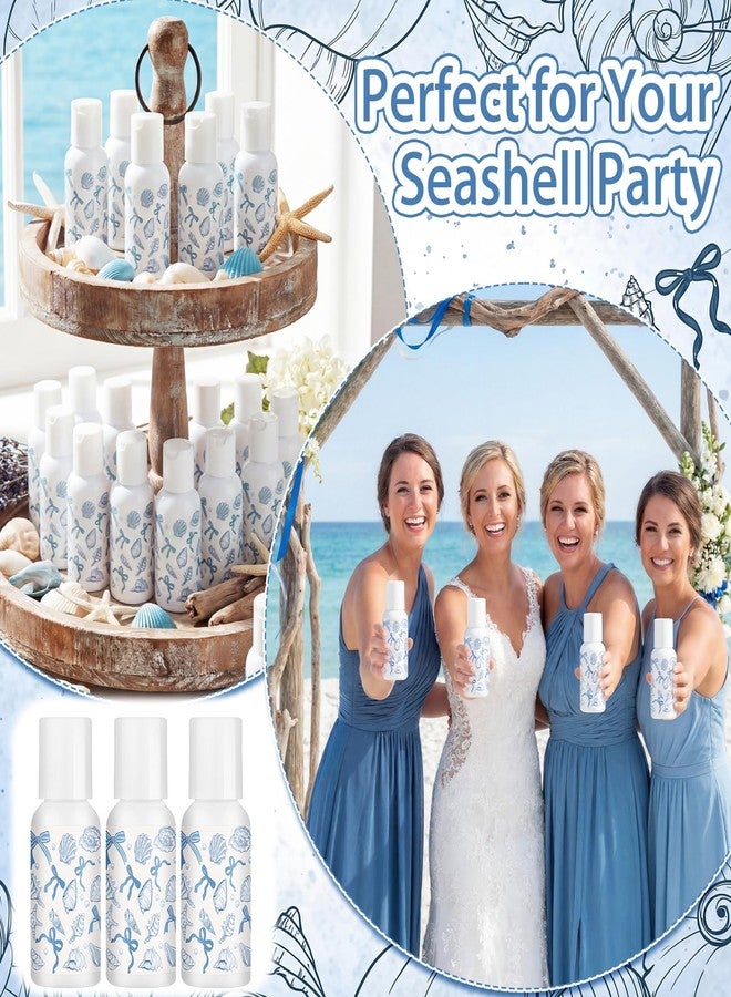 Demissle 24 Pcs Mini Sunscreen Bulk SPF 30 Blue Bow Starfish and Seashell Travel Size Sunscreen Bachelorette Wedding Party Supplies Summer Outdoor Goods for Under The Sea Beach Ocean Coastal, 1 Fl. oz - Image 5