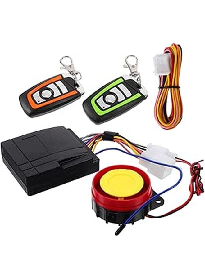 Motorcycle Anti Theft Alarm System with Dual Remote Start and Flashing Light - Image 1