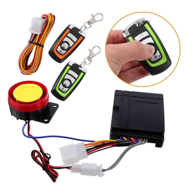 Motorcycle Anti Theft Alarm System with Dual Remote Start and Flashing Light - Image 5