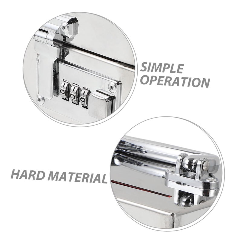 Stainless Steel Piggy Bank with Password Lock Metal Money Box for Adults Teens - Image 4