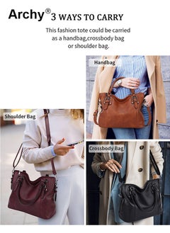 Handbags and Purse Set for Women Hobo Totes PU Leather Purses and Handbags Shoulder Bag Vegan Leather Tote Large Crossbody Bags Ladies Shoulder Bag - pzsku/Z4E2B7F54E2F29D6A66EDZ/45/_/1729241715/caba42dc-2346-4f16-8bf6-9dcc16ac08f4