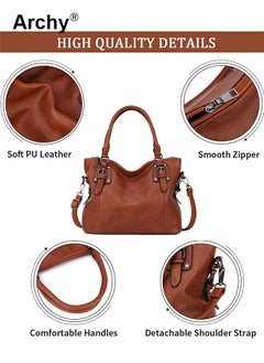 Handbags and Purse Set for Women Hobo Totes PU Leather Purses and Handbags Shoulder Bag Vegan Leather Tote Large Crossbody Bags Ladies Shoulder Bag - pzsku/Z4E2B7F54E2F29D6A66EDZ/45/_/1729241725/e1582576-a0a1-4fd1-8b09-f0c9c3c2cf98