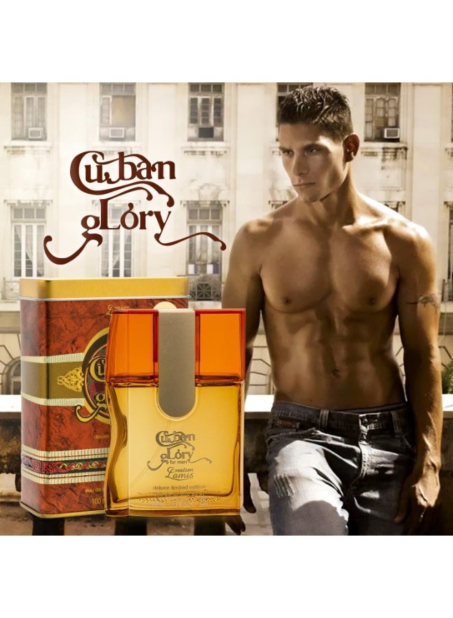 كرياشن لاميس عطر كوبان جلوري أو دو تواليت للرجال، عطر يدوم طويلاً، عطر للجسم للرجال - 100 مل - Image 4