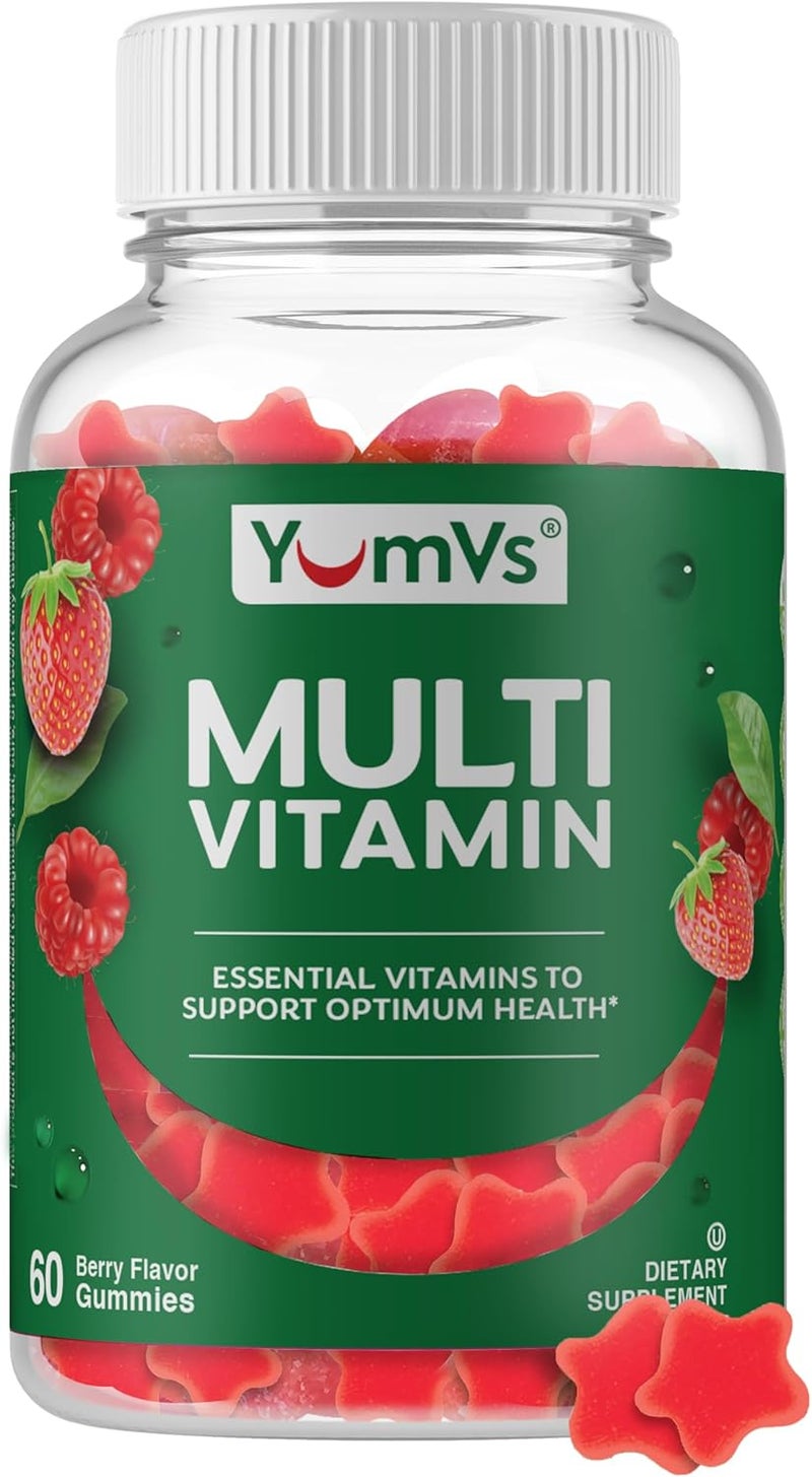 YumVs جواهر متعددة الفيتامينات بنكهة التوت للبالغين - Image 1