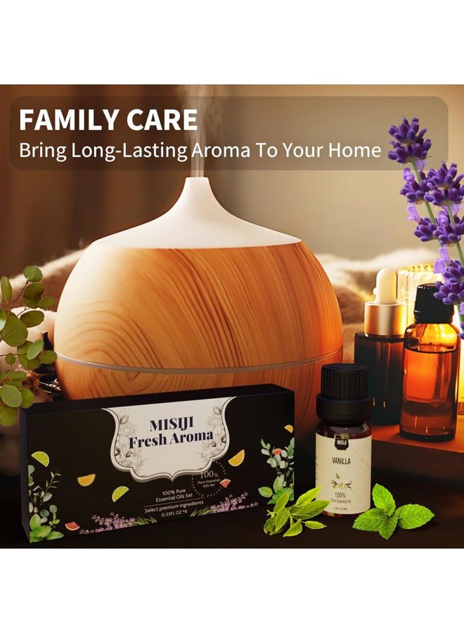 MISIJI Essential Oils Set Top 6 Aromatherapy-Essential Oils for Diffuser for Home,Air Freshening Diffuser Oils Scents for Aromatherapy,Laundry,Candle&Soap Making,Humidifiers 6 X 10ML - Image 4