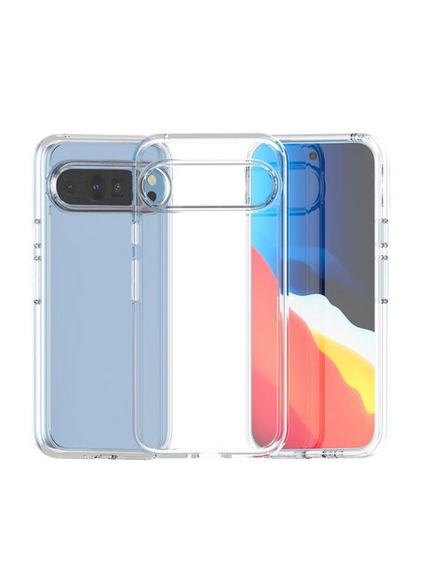 For Google Pixel 9 Terminator Style Shockproof Phone Case(Transparent)