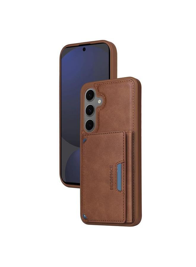 The Bros Case For Samsung Galaxy S24 FE 5G Horizontal Flip Detachable MagSafe Wallet Phone Case