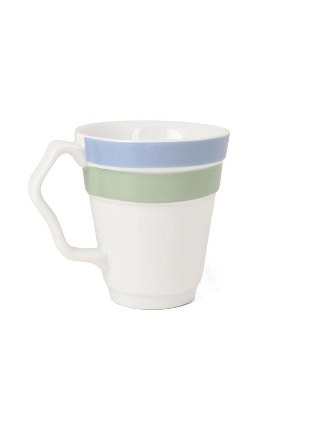 Hitkari Zoraida Porcelain Tea Cup & Saucer Set of 6 - Luxury Finish, Microwave & Dishwasher Safe - Image 5