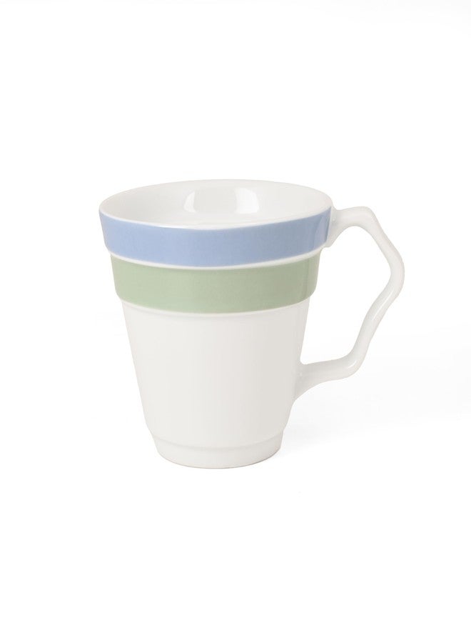 Hitkari Zoraida Porcelain Tea Cup & Saucer Set of 6 - Luxury Finish, Microwave & Dishwasher Safe - Image 3
