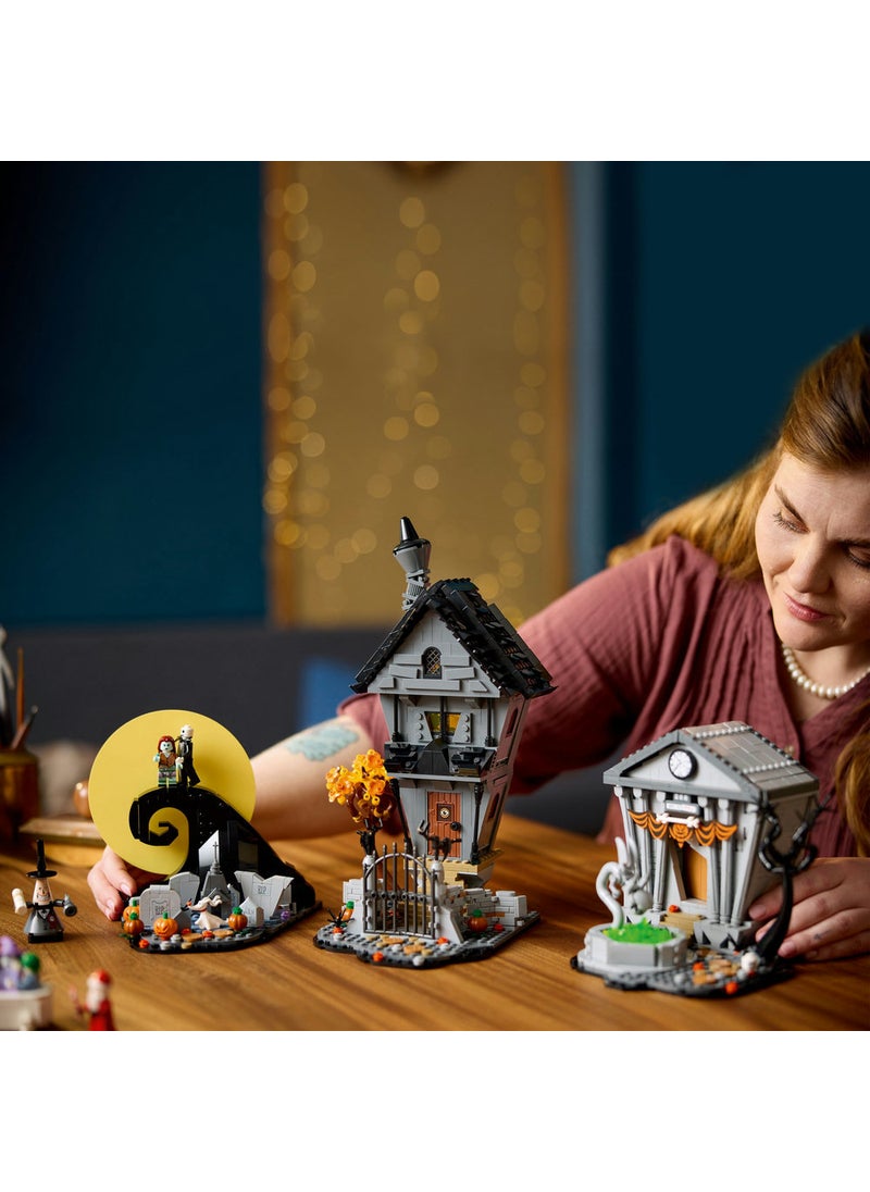 ليغو مجموعة ديوراما فيلم ديزني كابوس قبل عيد الميلاد لتيم بورتن 21351 من LEGO® Ideas  - Image 4