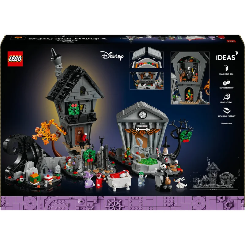 LEGO Lego Ideas Disney Tim Burton'S The Nightmare Before Christmas 21351 (2193) Pieces