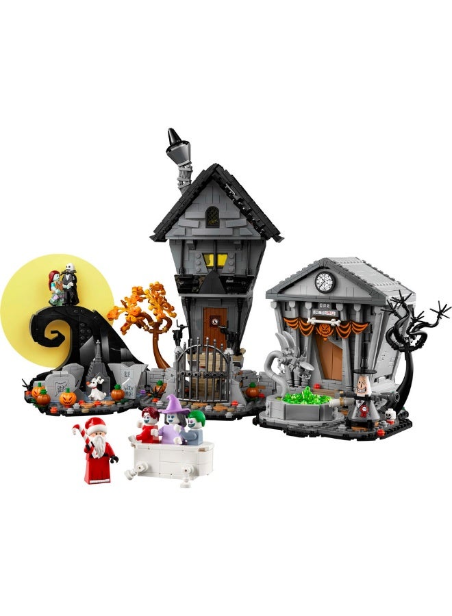 مجموعة ديوراما فيلم ديزني كابوس قبل عيد الميلاد لتيم بورتن 21351 من LEGO® Ideas