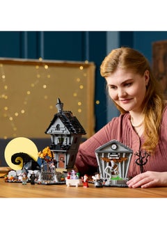 LEGO Ideas Disney Tim Burton’s The Nightmare Before Christmas Building Set, Diorama Model Kit for Adults to Build, with 8 Characters Including Jack Skelington, Holiday Gift for Men and Women 21351 (2193 pieces)  - Image 3