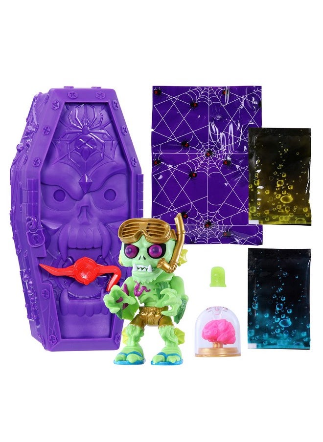Treasure X Monsters Gold Single Pack Unboxing Toy With Slime And Spider Web Compound 13 Levels Of Adventure Will You Find Real Gold Treasure  - Image 3