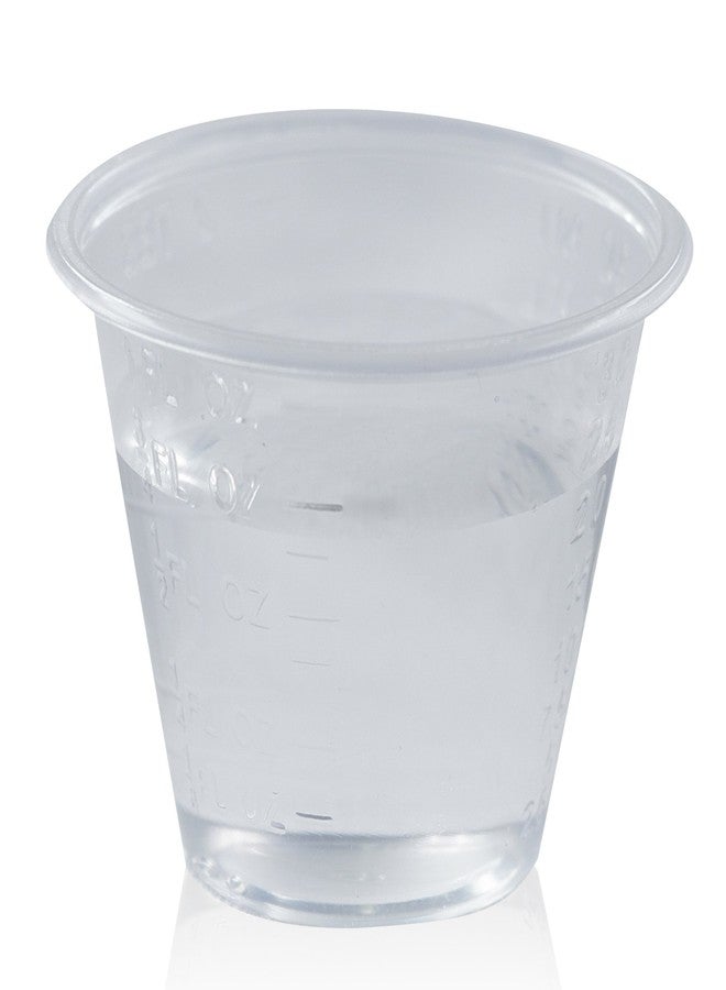 Choice Small Plastic Disposable Medicine Cups: 300 Clear 1oz Measuring/Mixing Cups with Graduated ML, Dram, CC, TBSP & FL OZ Measurement Markings for Pill, Epoxy, Resin & Liquid/Powder Medication - Image 4