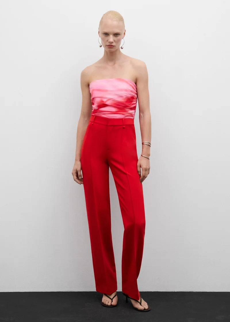 MANGO High Waist Pants