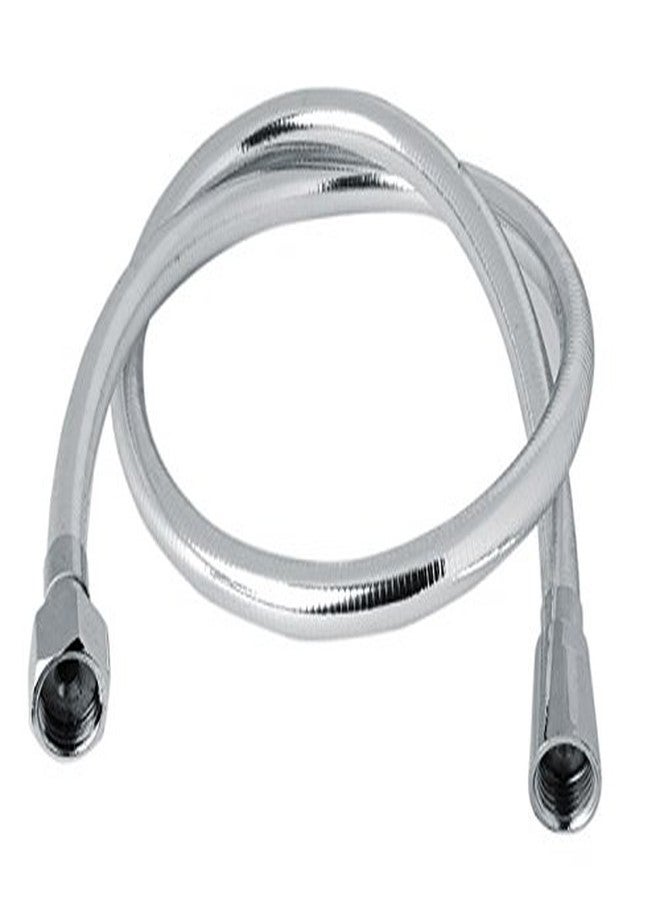 SHRUTI Shower Tube Full Silver (Pipe for Hand Faucet in Toilet & Bathroom) 1mtr Pack of 2 Piece (1165 Full Cp) - Image 1