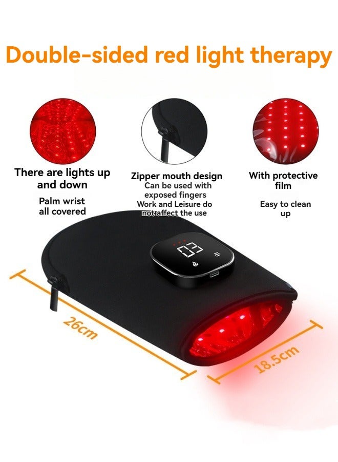 Generic Wireless red light therapy gloves electric heating infrared hand pain relief gloves hand and wrist strain repair / whitening hand skin red light gloves  - Image 3