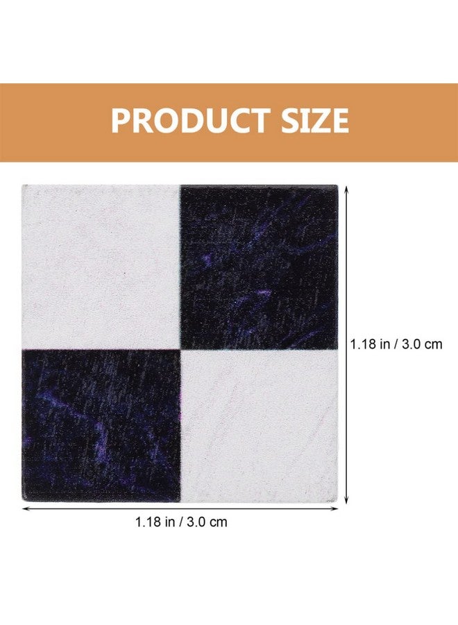Toddmomy 27Pcs Dollhouse Black White Spanish Mosaic Floor Tile Sheet Miniature Flooring Wallpaper For Miniature Dollhouse Accessories Photo Props - Image 2