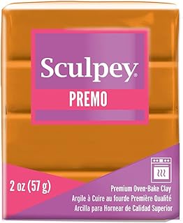 Polyform Polyform Sculpey Premo Polymer Oven-Bake Clay, Burnt Orange, Non Toxic, 2 oz. bar, Great for jewelry making, holiday,  - Image 1