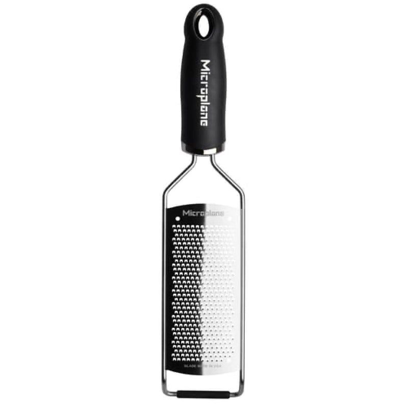 Microplane Gourmet Series Hard Cheese Grater (Fine, Black) - Image 2