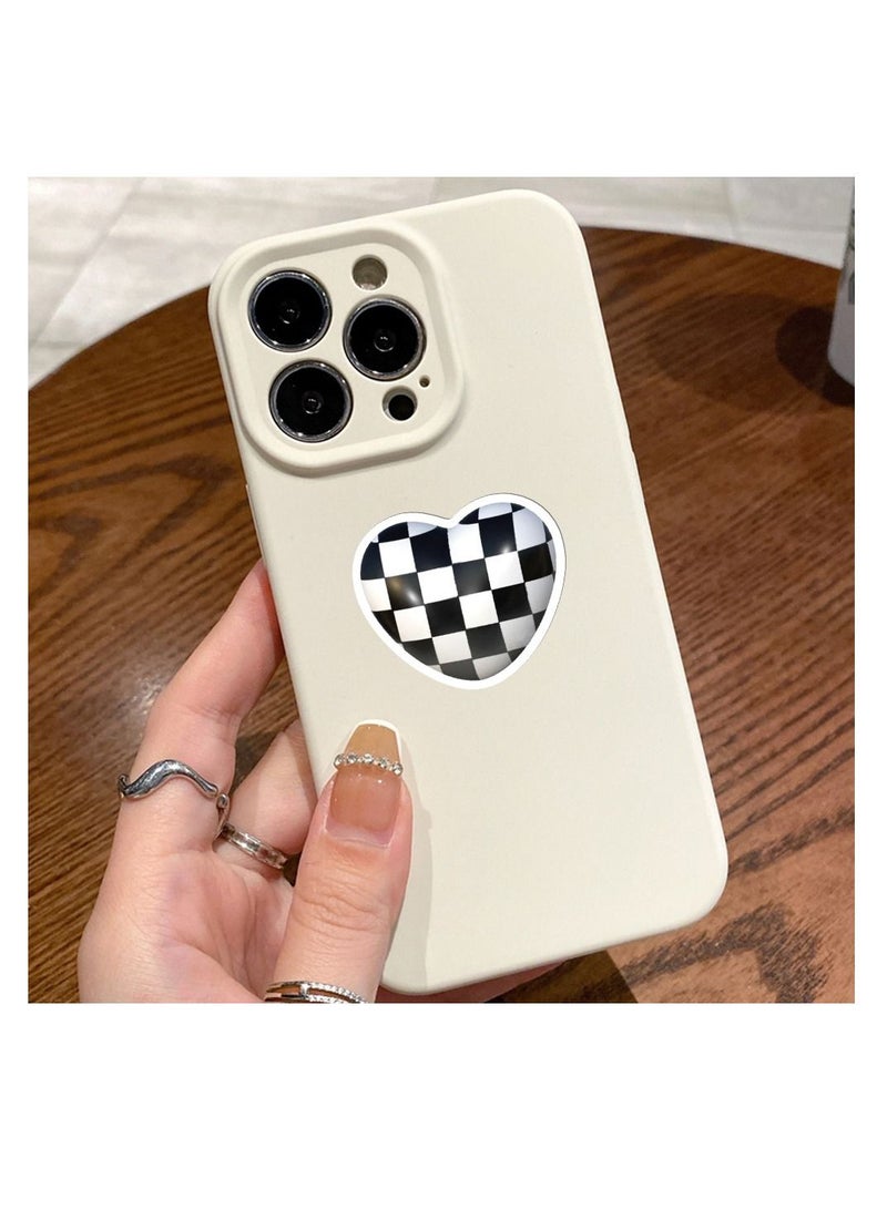 In Air 61 black and white minimalist style stickers, laptop water cup, ledger, phone case decoration, waterproof DIY stickers - Image 2