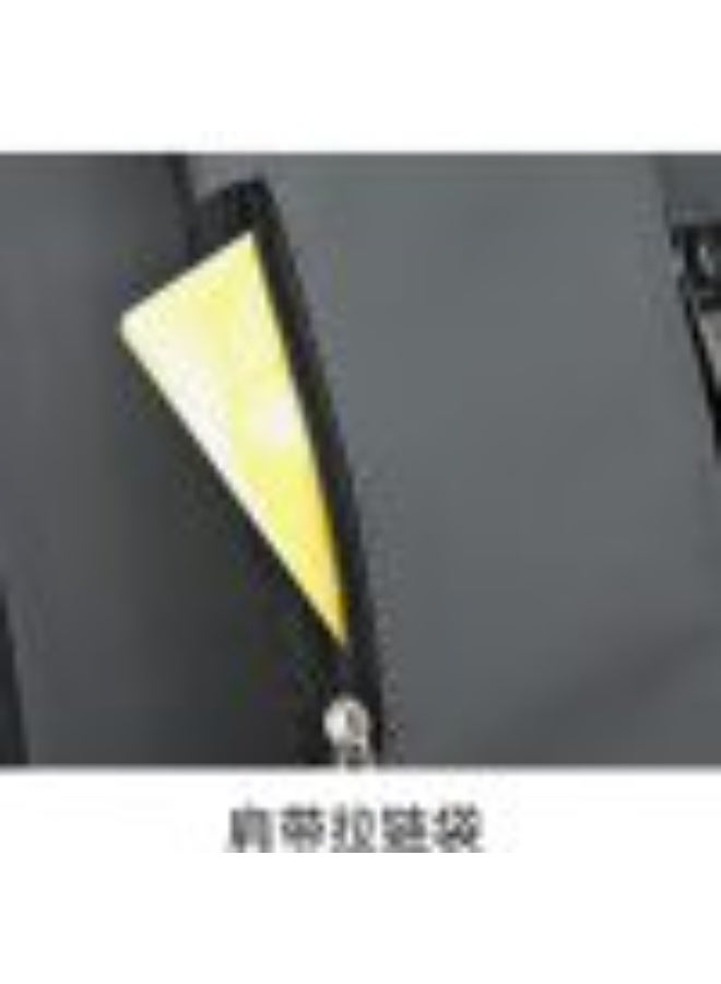 Anti theft Crossbody Sling Bag Waterproof Chest Daypack with USB Charging for Men – Black x Gold - Image 4