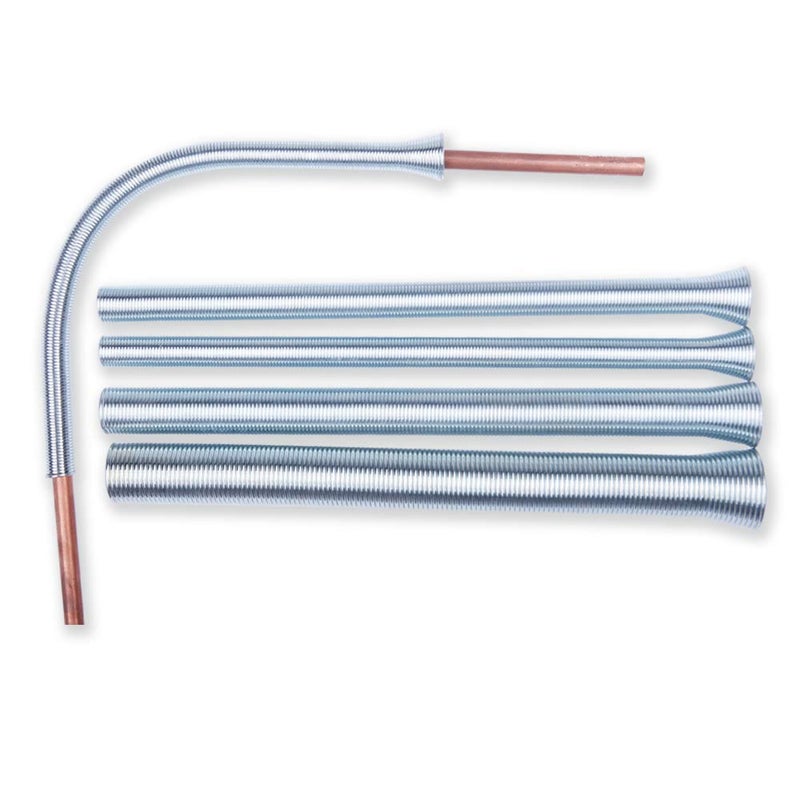 Wostore Wostore Spring Tubing Benders Kit for Pipe OD 14 516 38 12 and 58 Inch 5 in 1 Tube Bender Set 