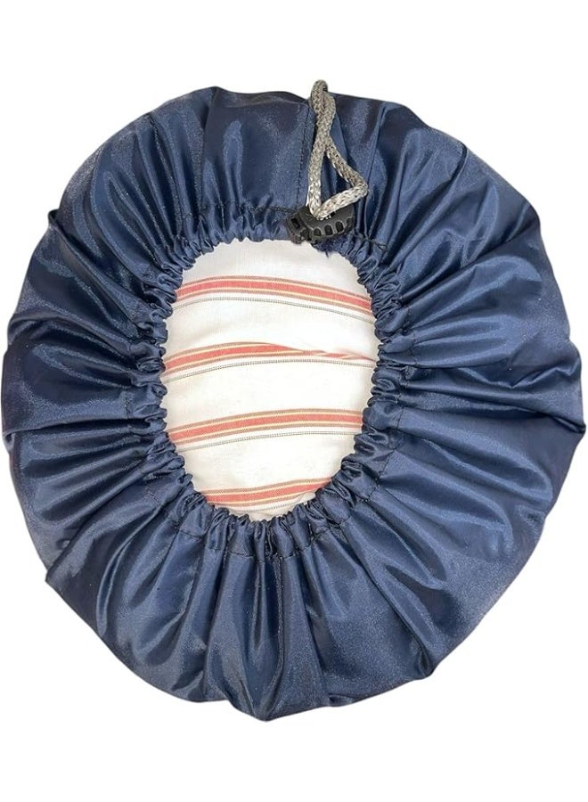 كيس نوم للبالغين عبوة مدمجة مع حقيبة حمل خفيفة الوزن ناعمة سميكة دافئة للاستخدام الخارجي والداخلي (ازرق غامق) - Image 2