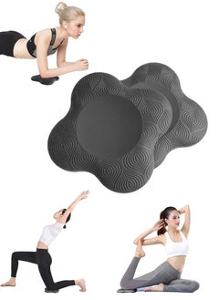 SPORT High Quality 2 Pcs Protective Cushion For Knee Wrist Elbow Protection, Ideal for Yoga, Plank, Pilates And Fitness Exercise, Reduce Pain And Pressure During Workout And Yoga, Non Slip And Lightweight  - Image 1