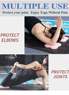 SPORT High Quality 2 Pcs Protective Cushion For Knee Wrist Elbow Protection, Ideal for Yoga, Plank, Pilates And Fitness Exercise, Reduce Pain And Pressure During Workout And Yoga, Non Slip And Lightweight  - Image 3