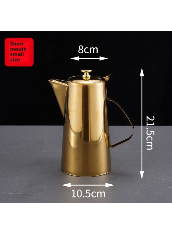 Thickened Stainless Steel Cold Water Kettle For Restaurant And Hotel Large Capacity Hot Pot With Soup Pot For Restaurant And Tea Pot-Capacity:1.5l Extra Thick Short-mouth Pot - Image 1