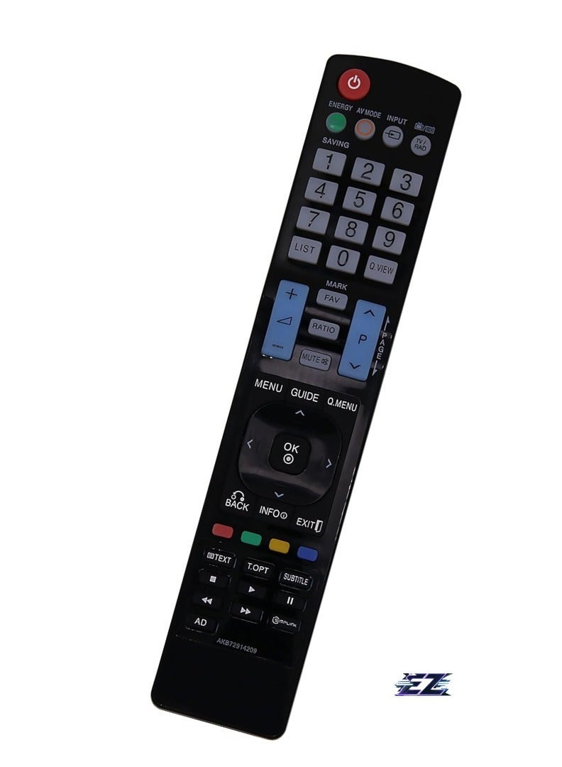 PopZa LG Universal Remote Control for Smart TV 3D TV with Ratio Button, Replaces Models AKB75095309, AKB73615303, AKB72914293, AKB76756504, AKB72915231, AKB73615362, AKB73615300, AKB73615397 with Battery - Image 2