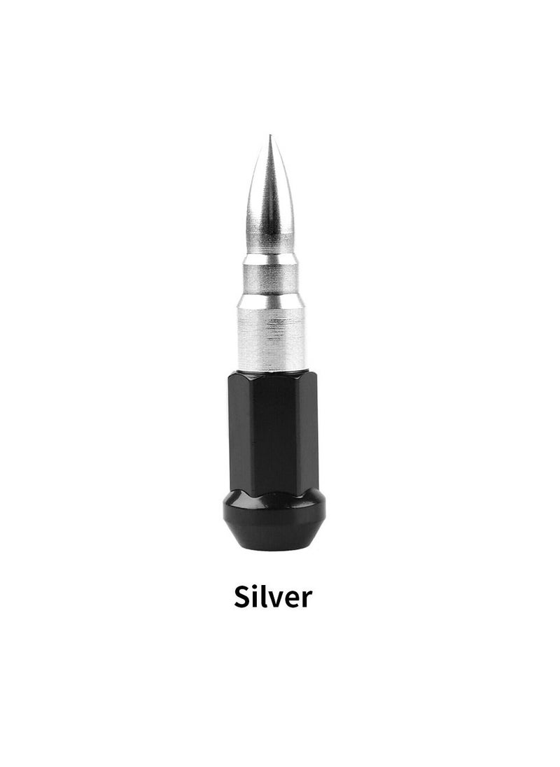 Royal BLOX Core Shell Type Lock Nut Kit SILVER ISO898-6 Grade 10 Forged Aluminum 7075-T6 Shel Nuts  - Image 2