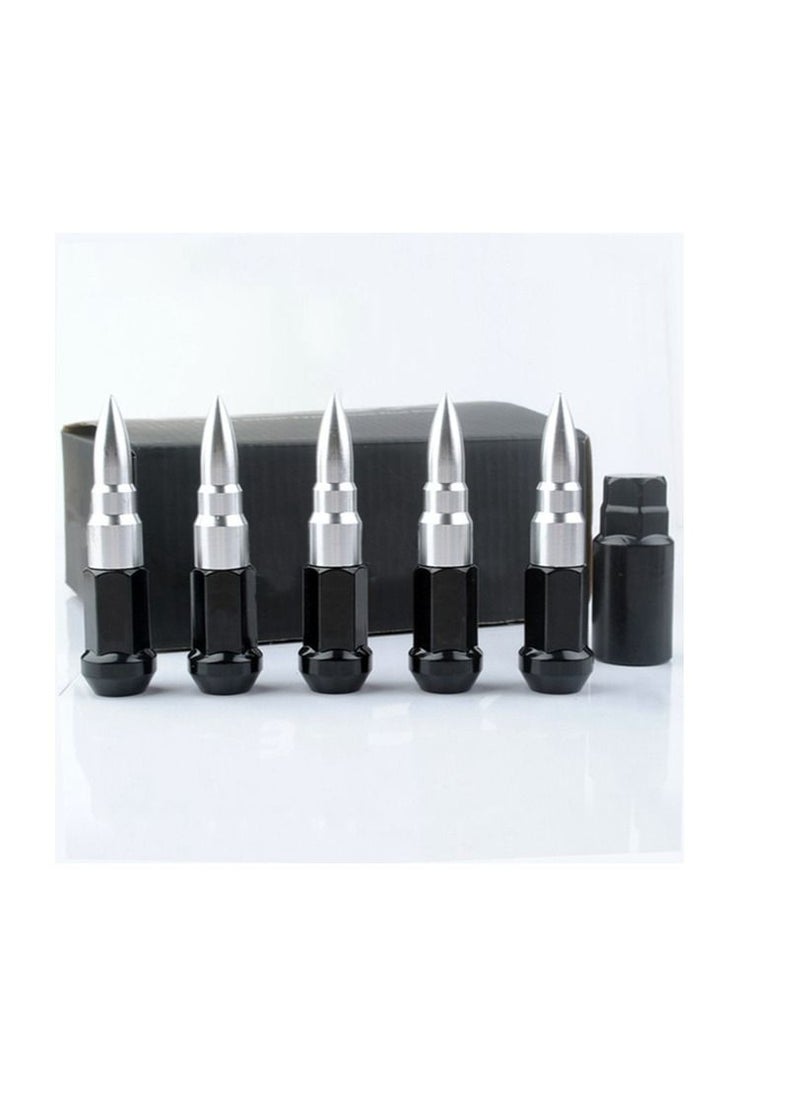 Royal BLOX Core Shell Type Lock Nut Kit SILVER ISO898-6 Grade 10 Forged Aluminum 7075-T6 Shel Nuts  - Image 4