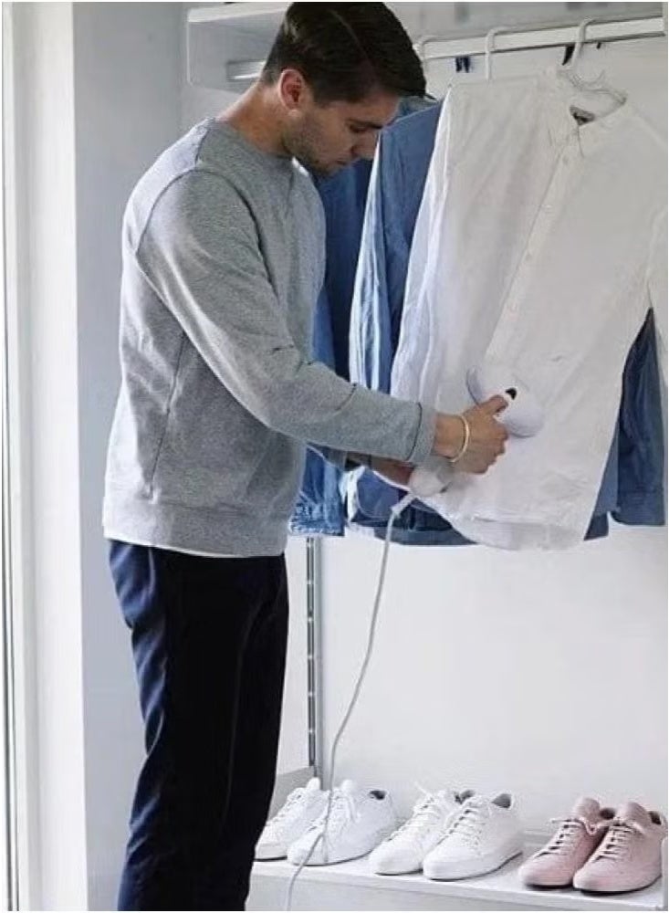 دينكس مكواة بخار محمولة DENX DX3002 - 1500 واط، قاعدة من الفولاذ المقاوم للصدأ، 4 رؤوس قابلة للتبديل، حقيبة سفر متضمنة - Image 4