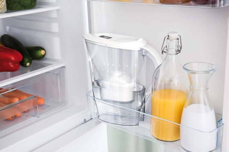 BRITA Marella fridge water filter jug for reduction of chlorine, limescale and impurities, Includes 1 x MAXTRA+ filter cartridges, 2.4 L -White - Image 3