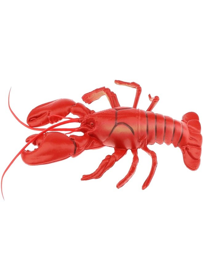 Gresorth 11.4 Inch Big Fake Lobster Decoration Lifelike Artificial Marine Model Realistic Plastic Animal Ornament Desktop Home Party Display Kids Toy - 1 PCS - Image 1