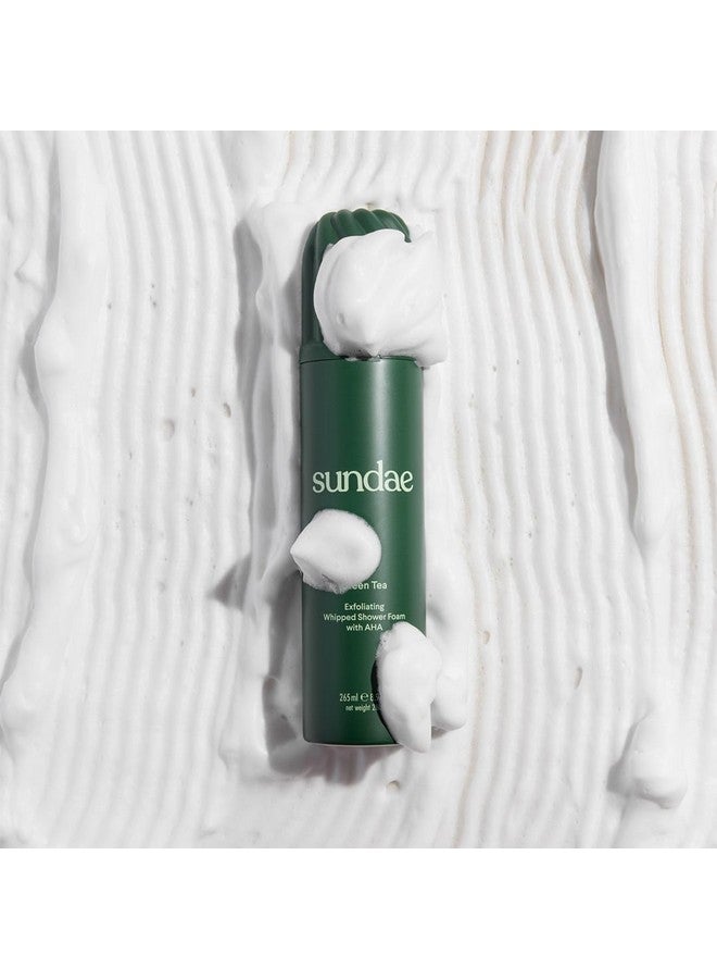 سنداي غسول الجسم الرغوي برغوة الاستحمام المخفوقة والمقشرة من صنداي، برائحة الشاي الأخضر، 265 مل، 8.9 أونصة سائلة - Image 2