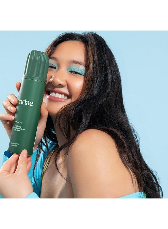 سنداي غسول الجسم الرغوي برغوة الاستحمام المخفوقة والمقشرة من صنداي، برائحة الشاي الأخضر، 265 مل، 8.9 أونصة سائلة - Image 3