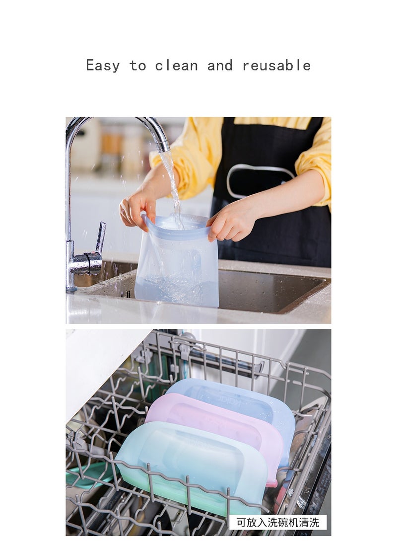 Blue large silicone preservation sealing bag  - Image 5