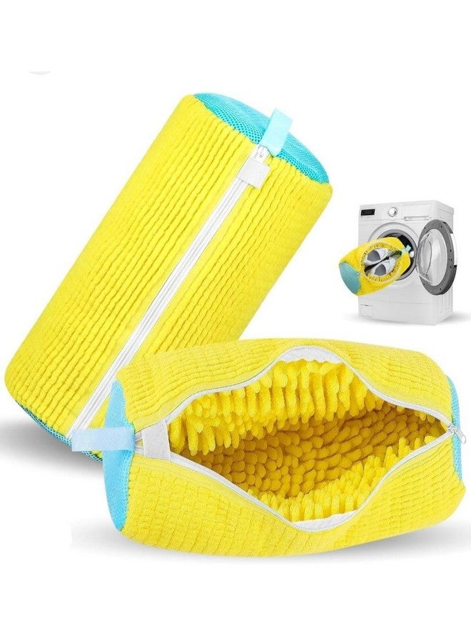 Reusable Shoe Washing Bag for Laundry | Mesh Sneaker Cleaning Bag with Invisible Zipper & Side Opening | Washing Machine & Dryer Safe | Protects All Shoe Sizes | Travel & Storage Friendly  - Image 1