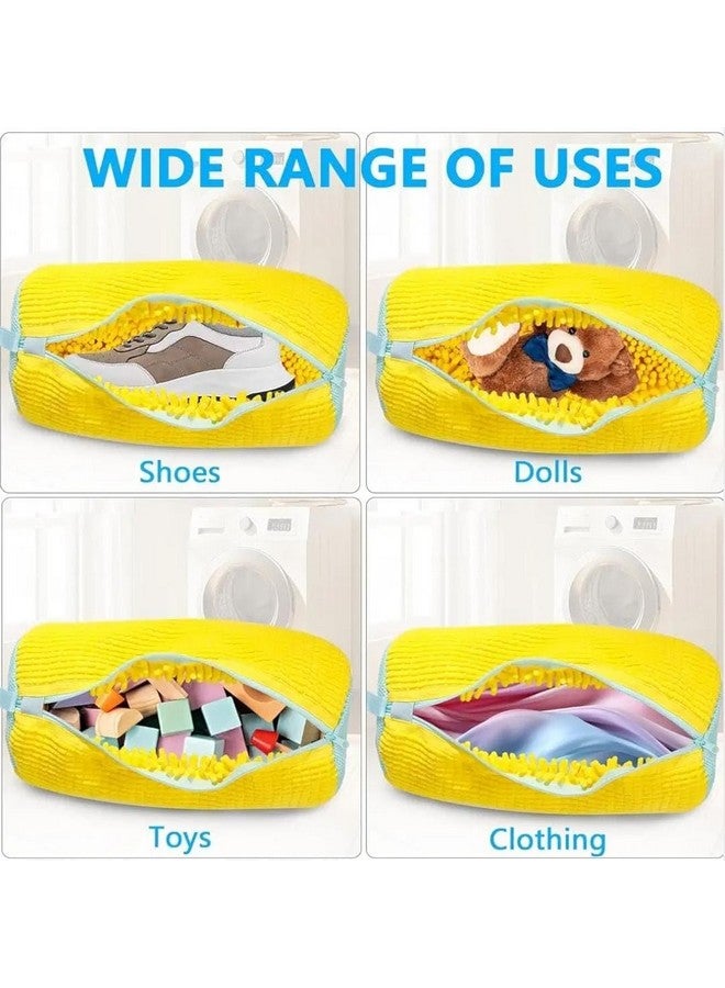 Reusable Shoe Washing Bag for Laundry | Mesh Sneaker Cleaning Bag with Invisible Zipper & Side Opening | Washing Machine & Dryer Safe | Protects All Shoe Sizes | Travel & Storage Friendly  - Image 2