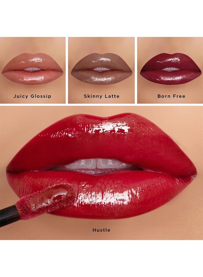 K7L Pink Glitter Lip Gloss - Twirl Girl - Image 2