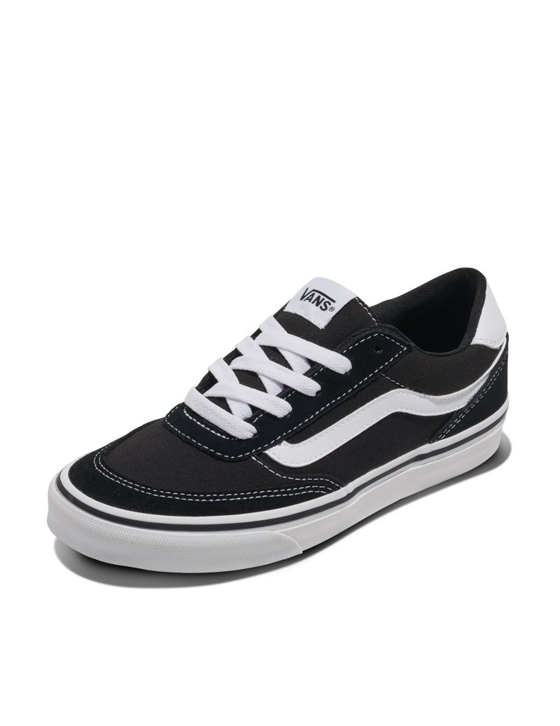 Vans Women's Brooklyn LS Shoe | Low-Top Sneakers for Everyday Wear, Walking, Work & Fashion, Black/White, 10 - Image 5