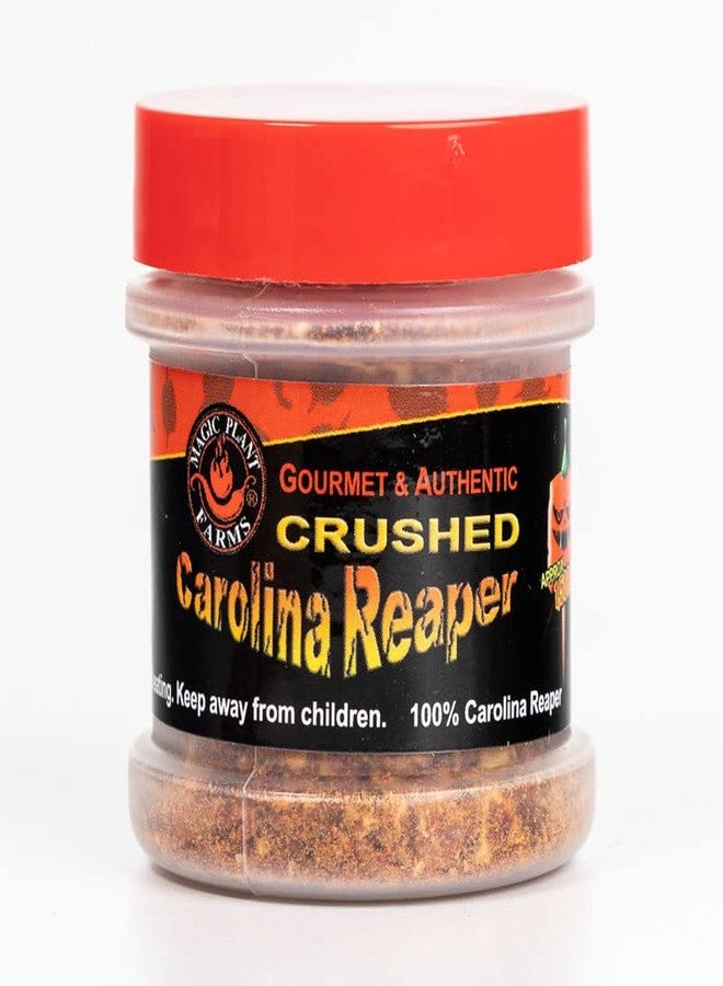 Magic Plant Carolina Reaper Pepper Flakes by Magic Plant | Extremely Hot Pure Carolina Reaper Pepper Crushed | All Natural - Fair Trade - No Additives (0.5 Oz) - Image 1