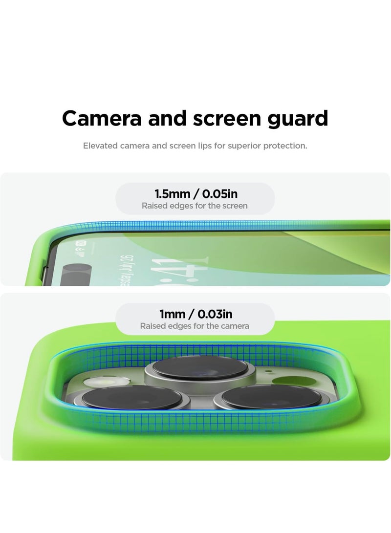 iPhone 16 Pro Max Cover Liquid Soft Silicone iPhone 16 Pro Max Case Anti Scratch with Inside Microfiber Lining Shockproof Protective Phone Case for iPhone 16 Pro Max 6.9 inch - Image 4